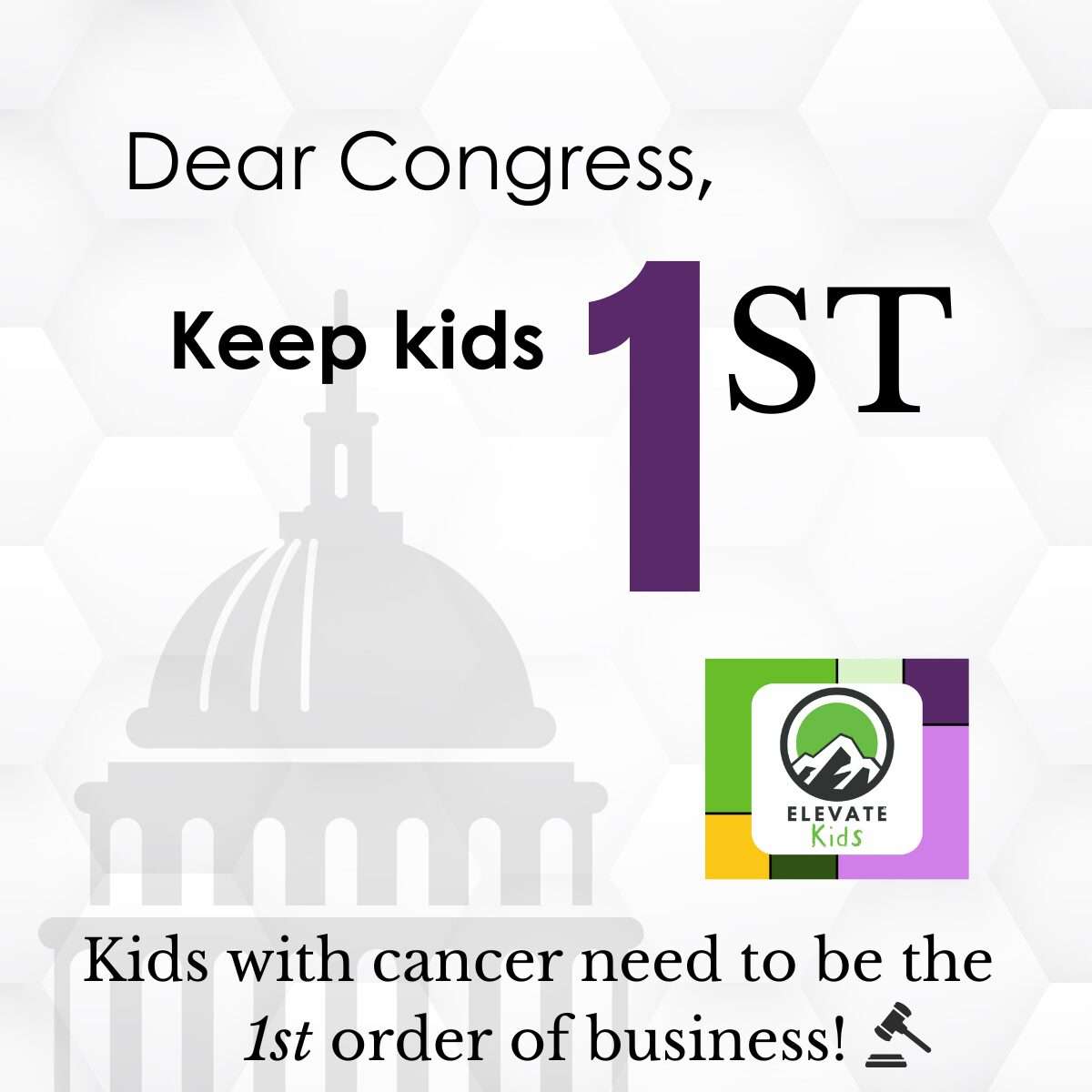 Federal childhood cancer research funding and pediatric cancer research advocacy.