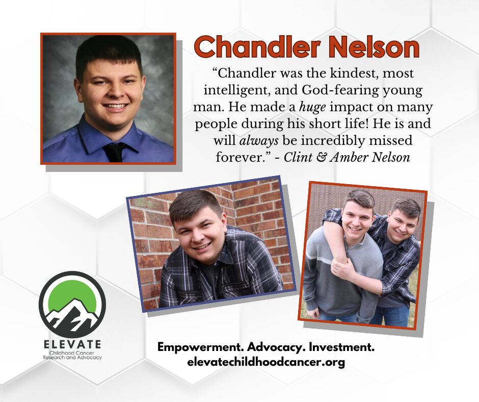 Chandler Nelson. Sarcoma. Elevate Voices.