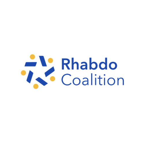 Rhabdo coalition logo. Sarcoma. Elevate Rhabdo.