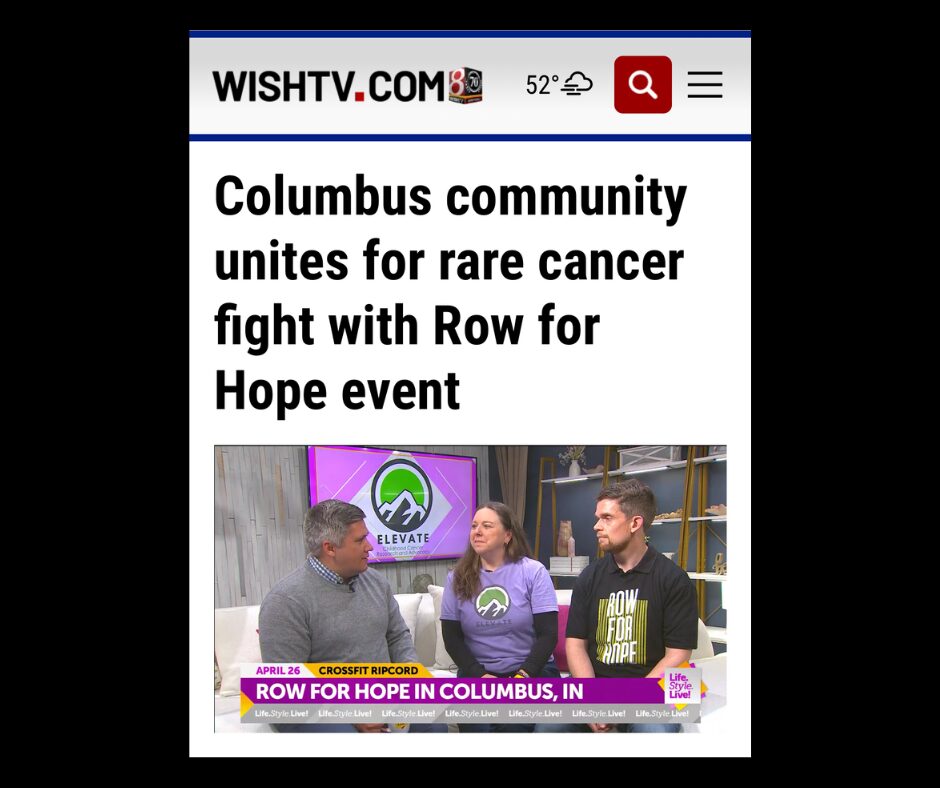 Row For Hope, sarcoma fundraiser. Crossfit Ripcord, Elevate Childhood Cancer, and WishTV with Cody Adams.