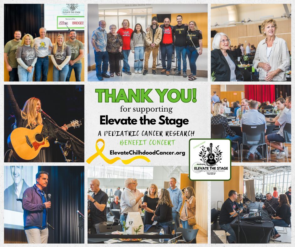 Elevate The Stage, Columbus, Indiana. Childhood Cancer Research Benefit concert.
