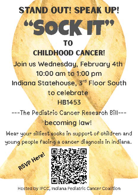 IPCC Invitation, Statehouse Advocacy Day. Childhood Cancer Advocacy.
