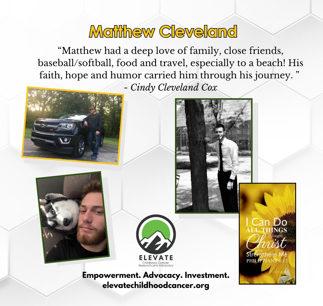 Matthew Cleveland, Elevate Voices, Rhabdomyosarcoma