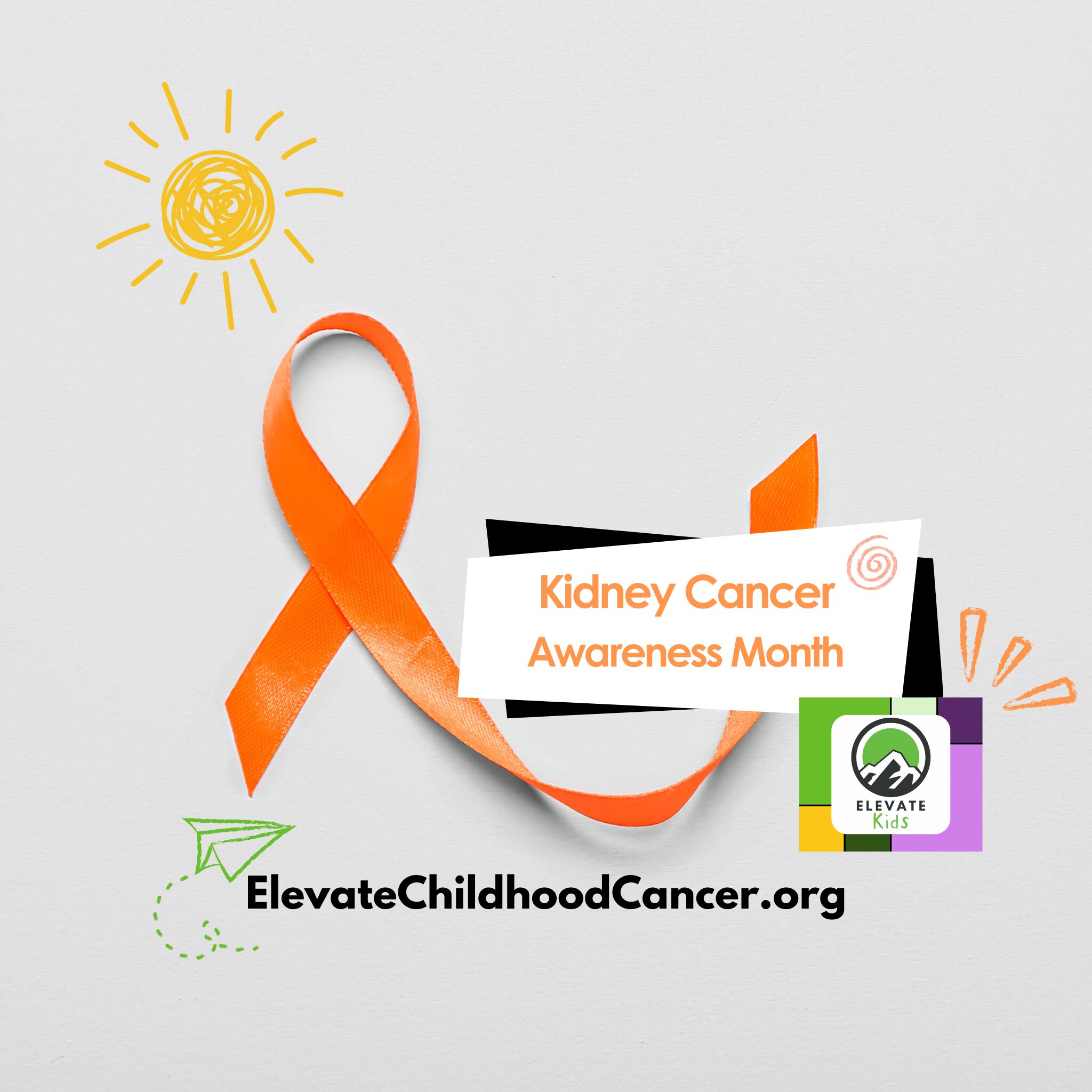 Kidney Cancer Awareness, Elevate Kids, profile template