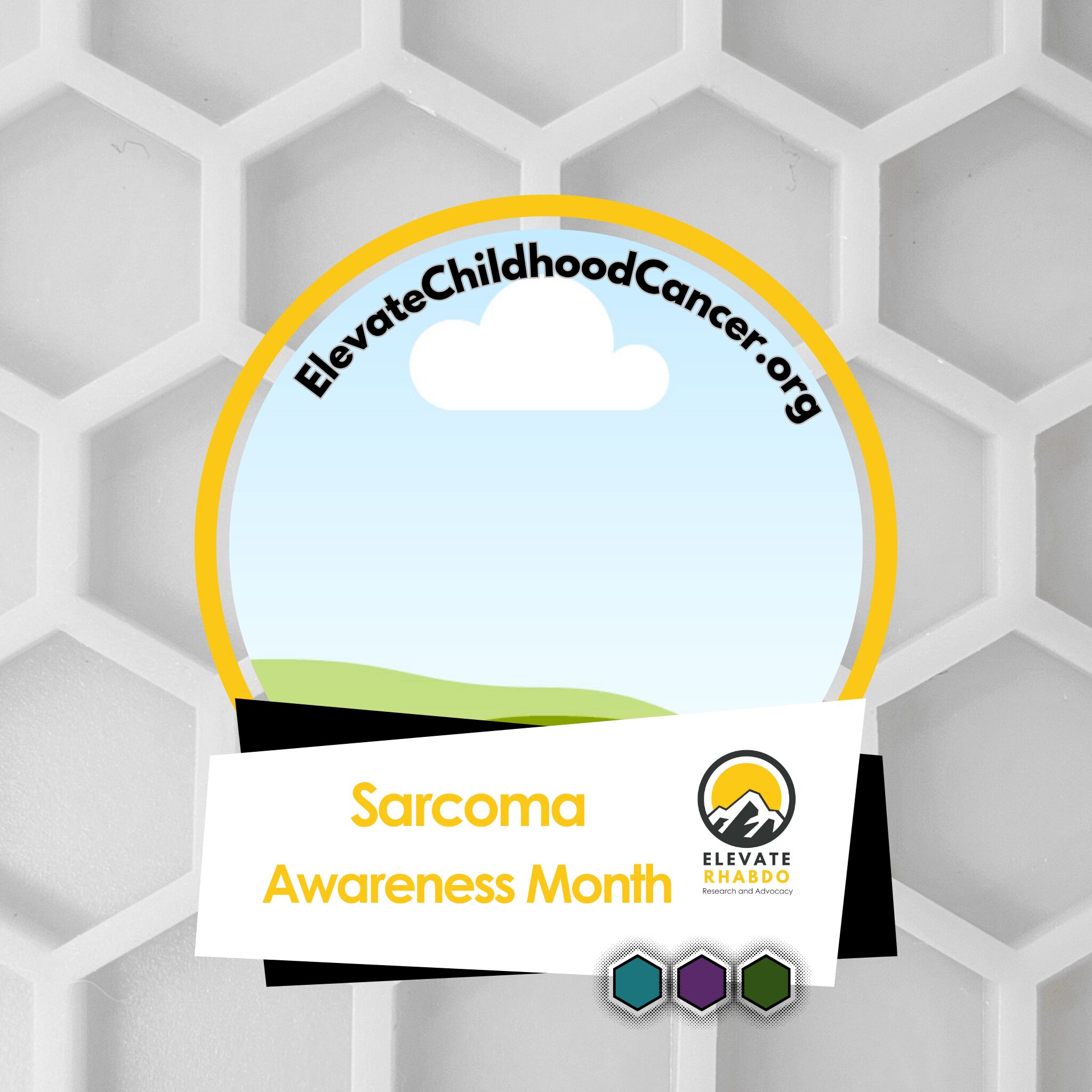 Elevate Childhood Cancer profile template for Sarcoma Awareness month