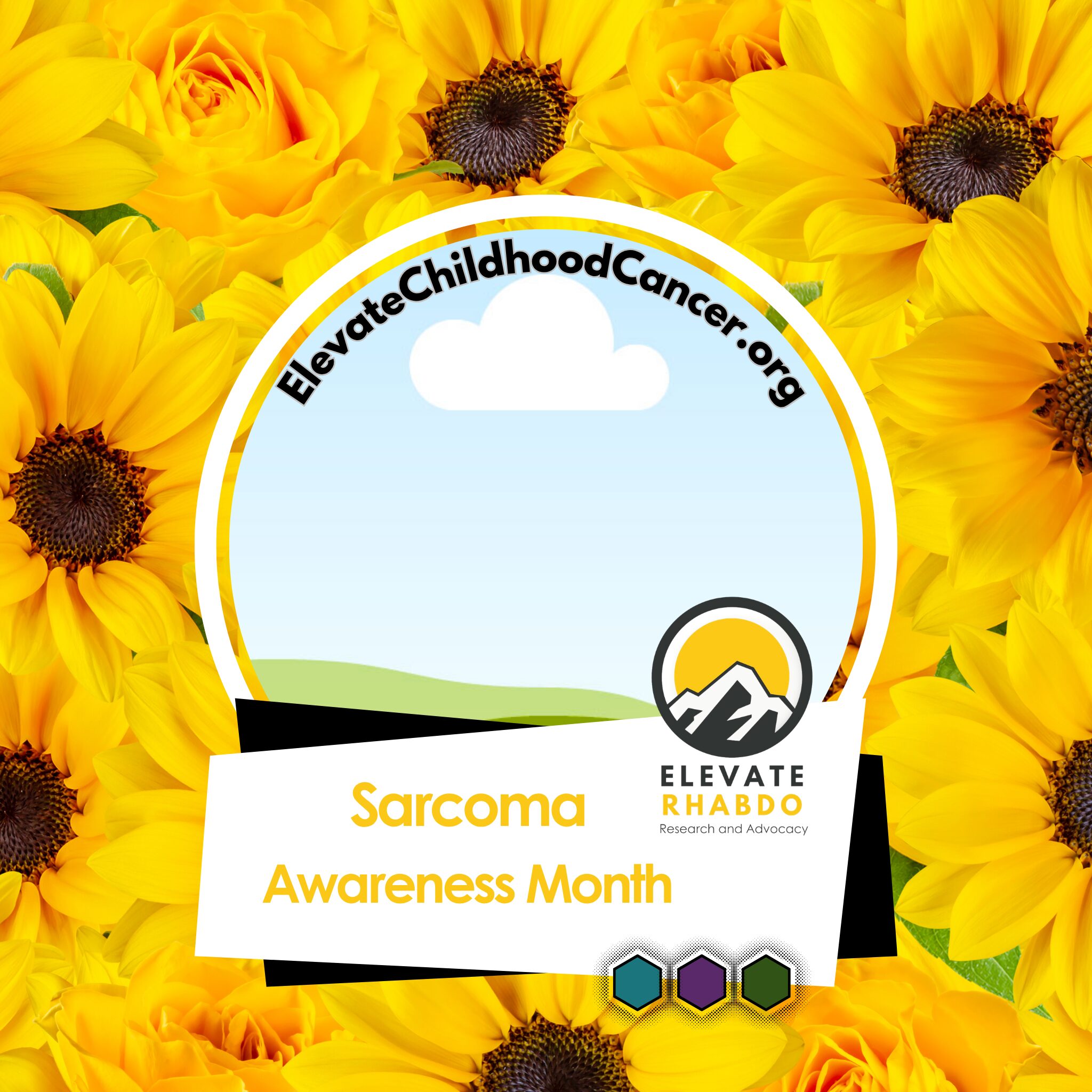 Sarcoma Awareness, Rhabdomyosarcoma, Elevate Childhood Cancer profile template