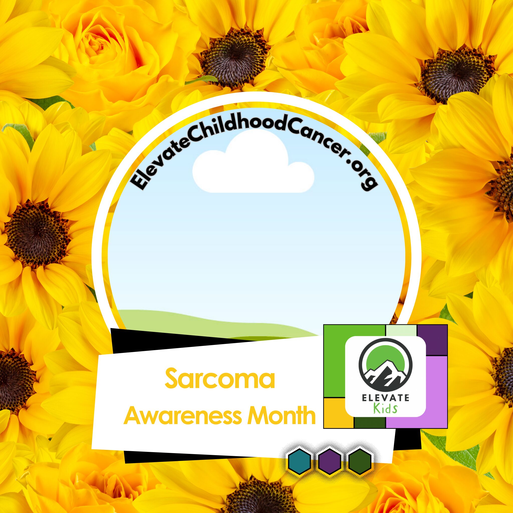 Elevate Kids profile template for Sarcoma Awareness Month