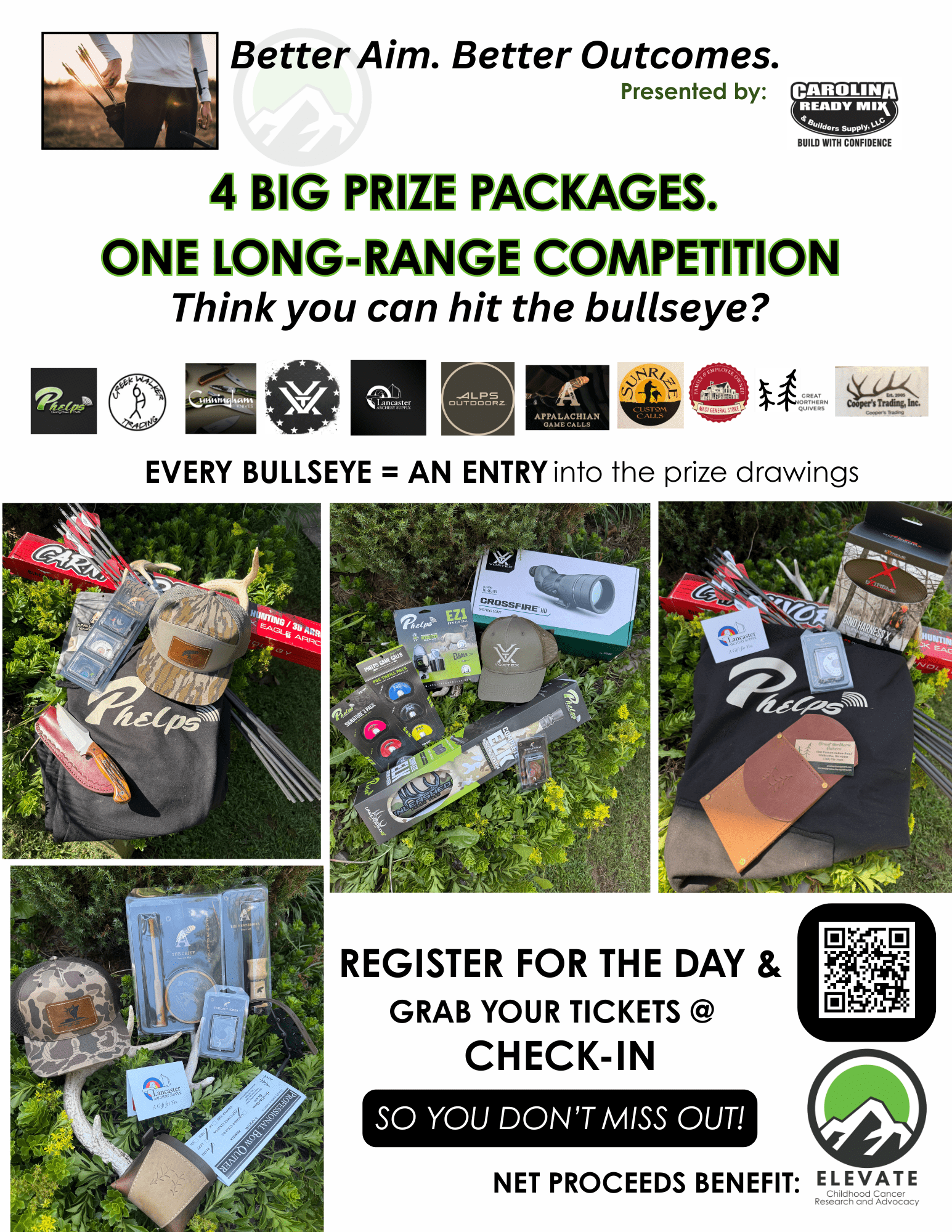 3D Archery Fundraiser at Blue Ridge Bow Hunters in Asheville, NC to benefit Elevate.